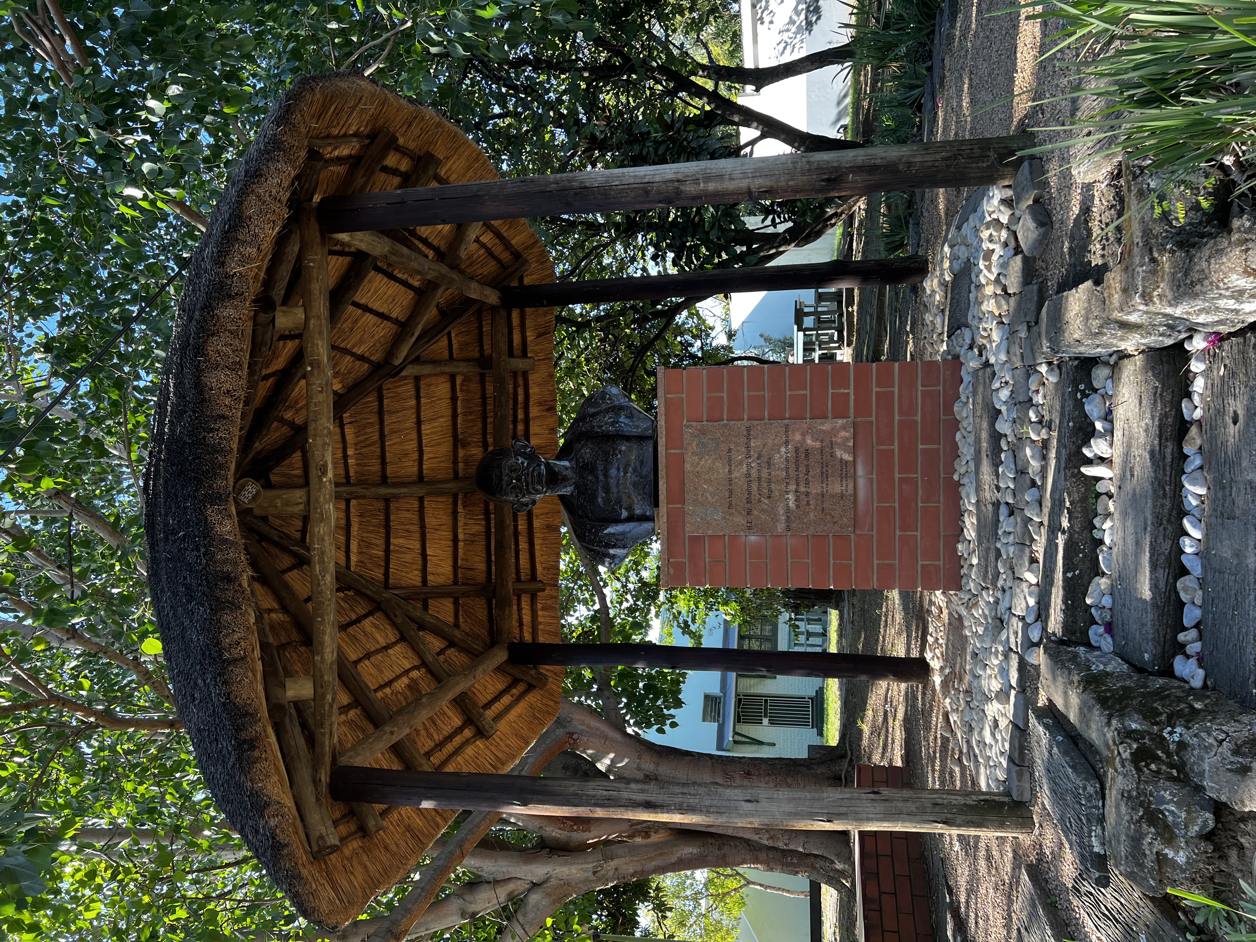 Gandhi bust at Phoenix