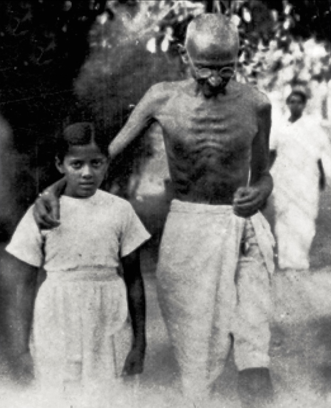 Gandhi and Lakshmi