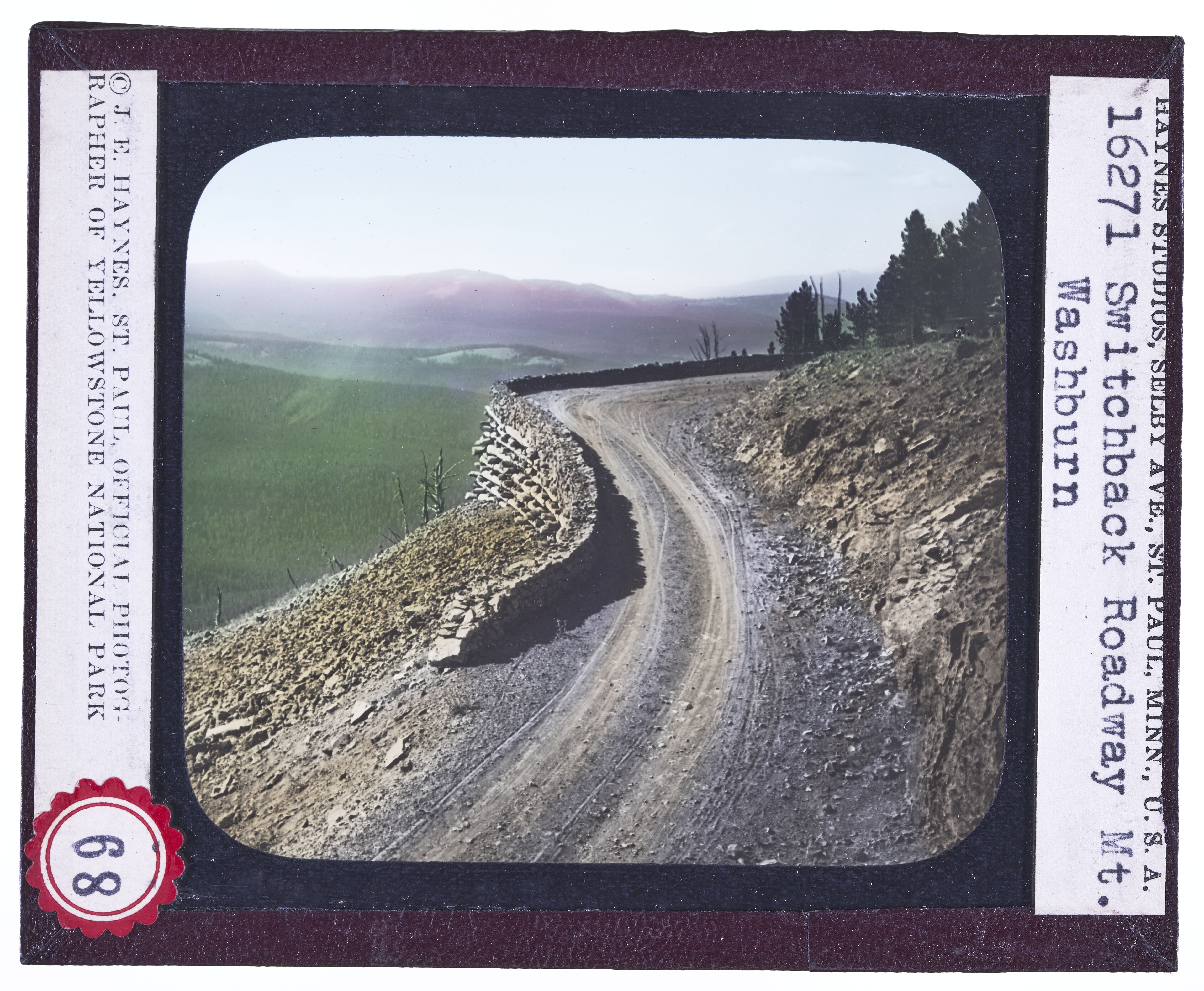 Switchback Roadway on Mount Washburn