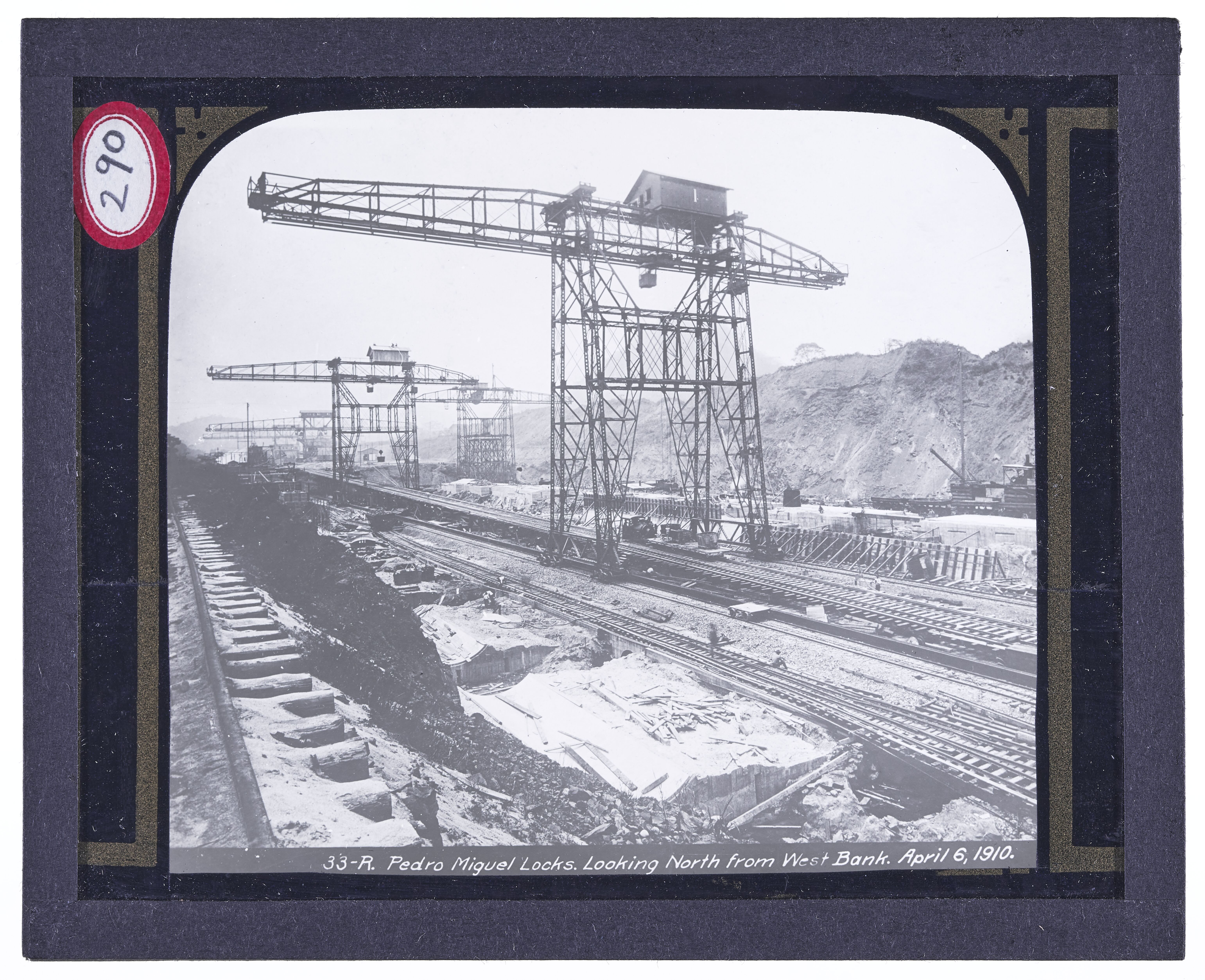 Pedro Miguel Locks.April 6, 1910