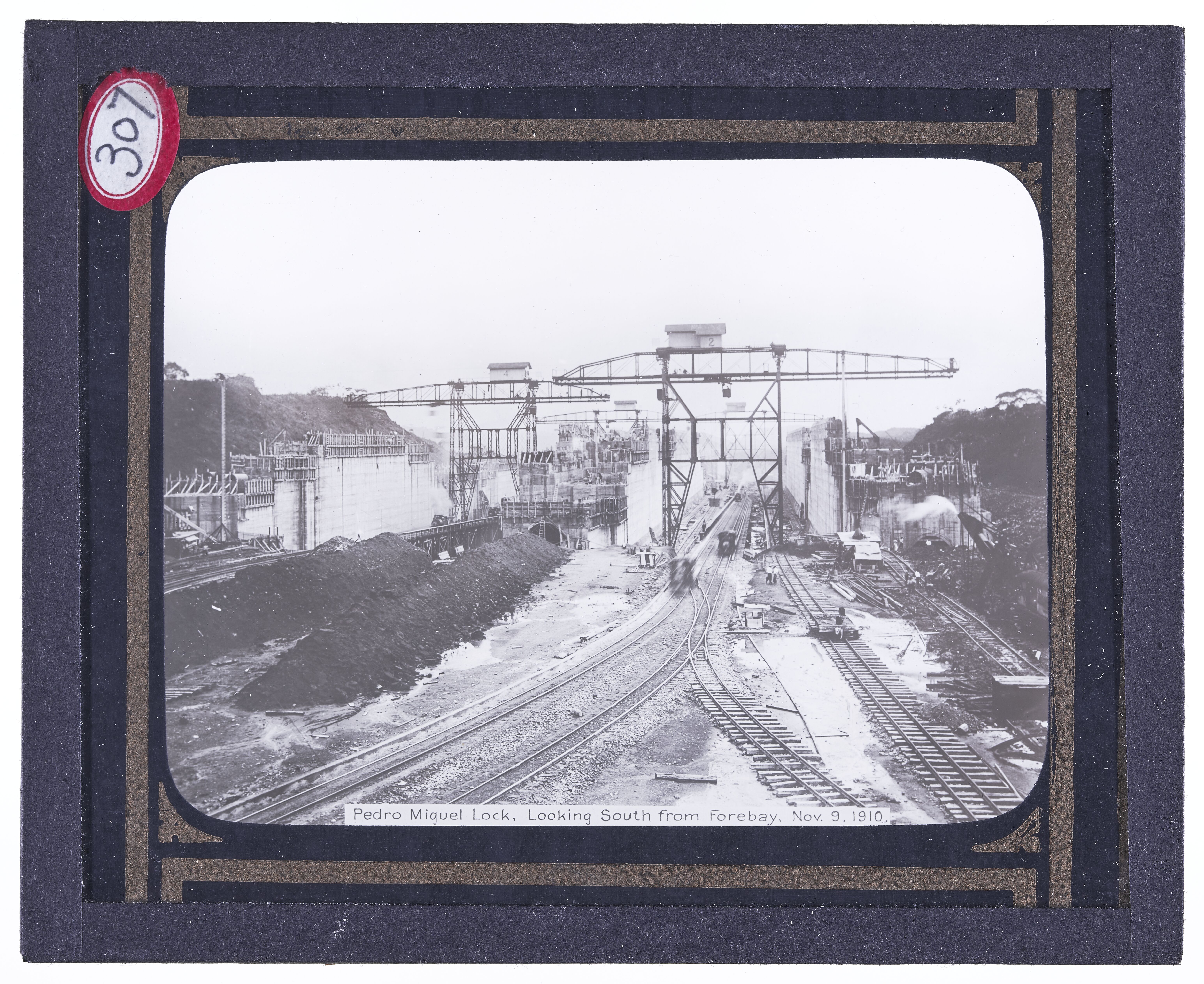 Pedro Miguel Lock, Looking South from Forebay, November 9, 1910