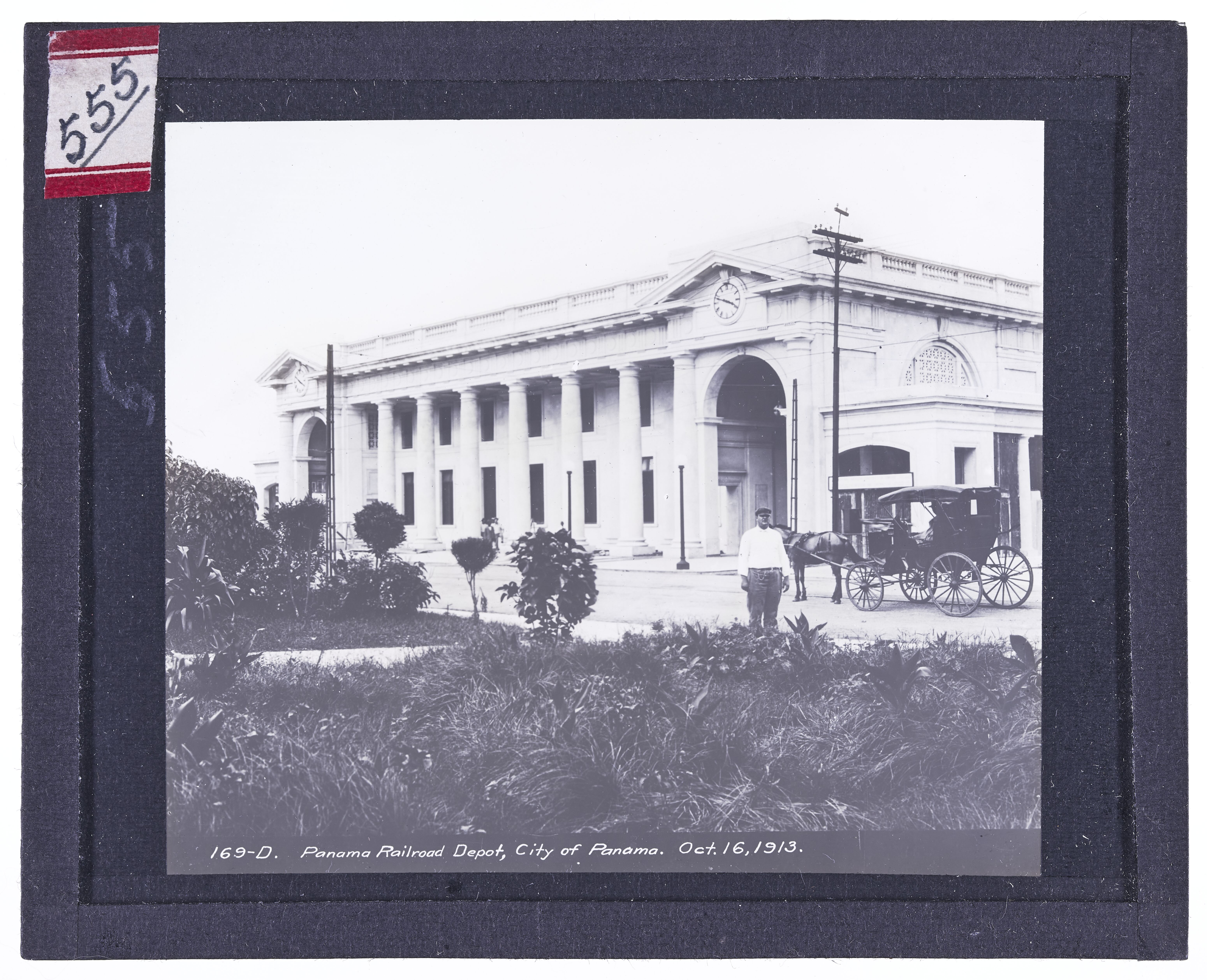 Panama Railroad Depot, City of Panama. Oct. 16, 1913