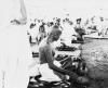 Gandhi teaching spinning at Sevagram Ashram